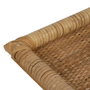 Ixia Set de 2 Bandejas de Ratán Natural Decoración 47,5 x 30 x 4 cm y 36,5 x 21 x 3 cm