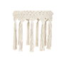 DKD Home Decor Pantalla de Algodón Macramé Tejido a Mano Crudo 43x43x120 cm