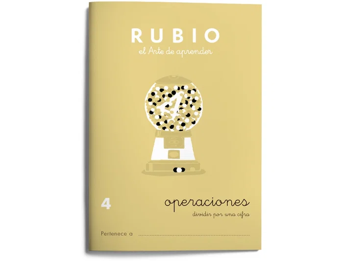 Rubio Cuaderno problemas nº 4 para el desarrollo intelectual del alumno
