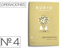 Rubio Cuaderno problemas nº 4 para el desarrollo intelectual del alumno