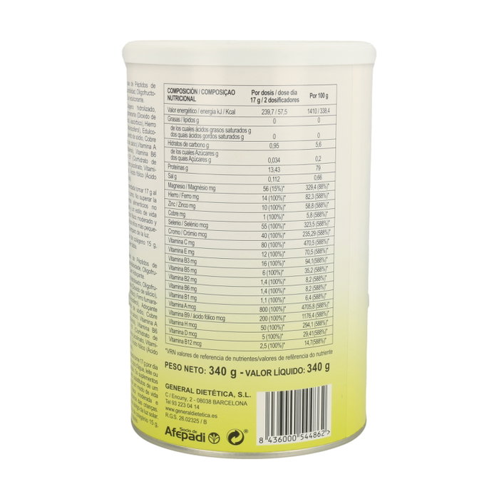 Integralia Suplemento Nutricional Vainilla 300g Integralia Suplemento Nutricional Vainilla 300g