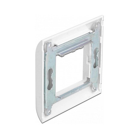 DeLOCK Easy 45 Porta-módulos con marco 80 x 80 mm Blanco