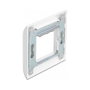 DeLOCK Easy 45 Porta-módulos con marco 80 x 80 mm Blanco