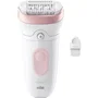Braun Depiladora Eléctrica SE 7-000 Inalámbrica 2 Velocidades 40 min Blanco / Rosa