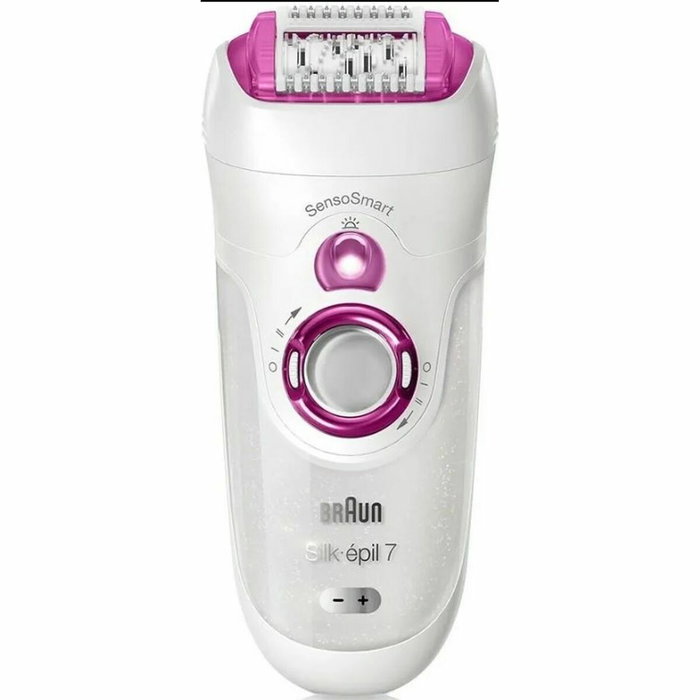 Braun Silk-épil 7 7-000 Depiladora Eléctrica Recargable Rosa y Blanco Braun Silk-épil 7 7-000 Depiladora Eléctrica Recargable Rosa y Blanco