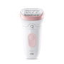 Braun Silk-épil 7 7-000 Depiladora Eléctrica Recargable Rosa y Blanco