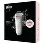 Braun Silk-épil 7 7-000 Depiladora Eléctrica Recargable Rosa y Blanco