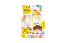 Plastilina Jovi Pintar Con Plastilina Kit Funny Emojis Expositor De 6 (Contenido Kit: 8 Pastillas Plastilina De 50G+Laminas+1 Marco+3 Moldeadores+Rodillo)