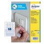 Avery AM00SA4 Etiquetas Autoadhesivas Antibacterianas Transparentes