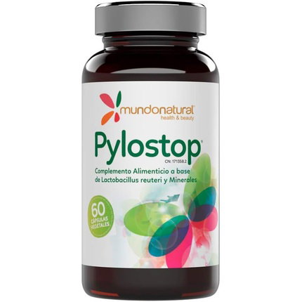 MUNDO NATURAL Pylostop 60 cápsulas MUNDO NATURAL Pylostop 60 cápsulas