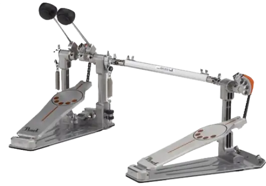 Pearl Pedal de Doble Bombo Demonator Levas Intercambiables Zurdos Pearl Pedal de Doble Bombo Demonator Levas Intercambiables Zurdos