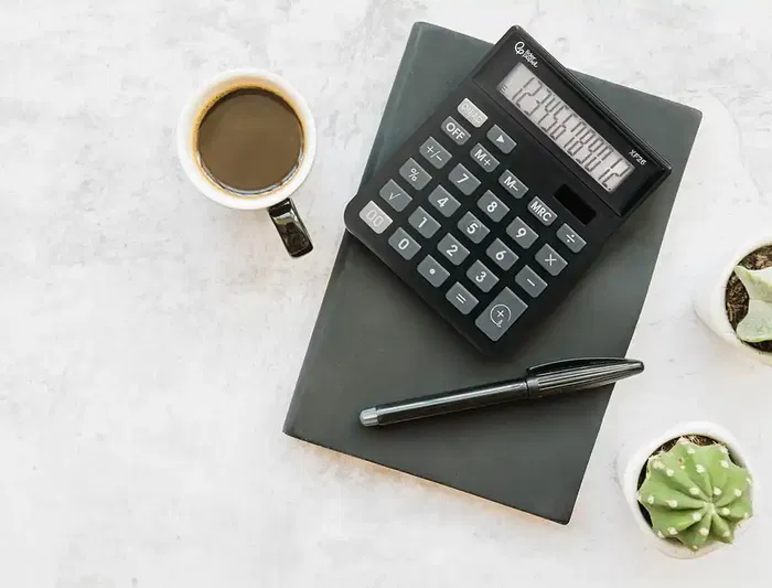 Liderpapel Calculadora Sobremesa XF26 12 Dígitos Solar y Pilas Color Negro 127x105x24 mm