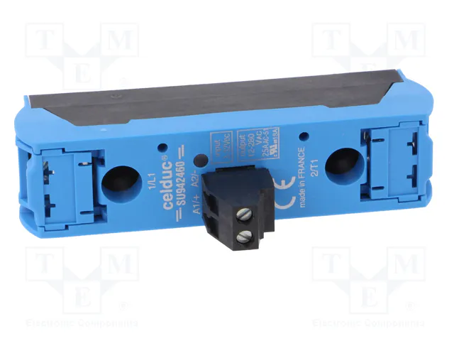 CELDUC SU942460 Relé de semiconductor monofásico 25A 12-280VAC CELDUC SU942460 Relé de semiconductor monofásico 25A 12-280VAC