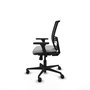 PIQUERAS Y CRESPO Silla de oficina Yunquera Gris claro y Negro