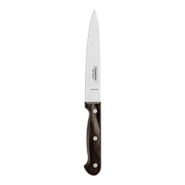 Tramontina Cuchillo Cocina Polywood 15 cm Hoja Acero Inoxidable Mango Madera Castaño Apto Lavavajillas
