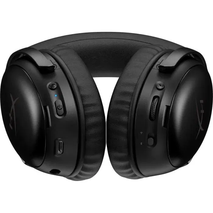 HyperX Cloud III S - Auriculares Inalámbricos para Juegos (PC y Consola), Negro - Ref. AAAWD12643