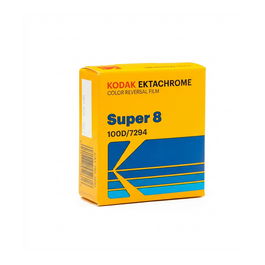 KODAK S8 Ektachrome 100D, Película Súper 8, 100D/5294, Color Reversibilidad Alta Definición, Cartucho de 50 Pies