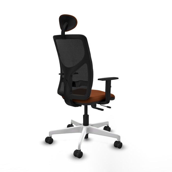 PIQUERAS Y CRESPO Silla de oficina Motilla con mecanismo Sincro/Traslack Marrón y Negro PIQUERAS Y CRESPO Silla de oficina Motilla con mecanismo Sincro/Traslack Marrón y Negro