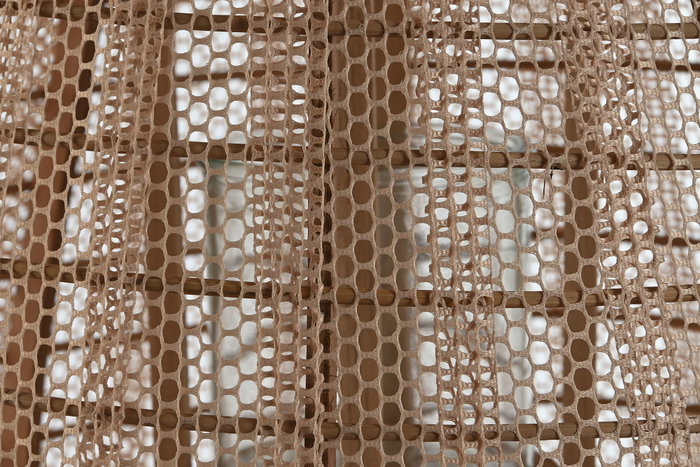 DKD Home Decor Portavelas de Madera, Lino y Cristal Marrón