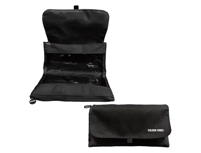 Dohe Estuche portatodo Colour Vibes doble con solapa negro Dohe Estuche portatodo Colour Vibes doble con solapa negro