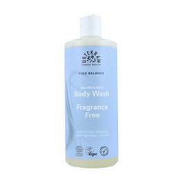 Urtekram Gel de Baño Sin Perfume 500ml – Limpiador Suave para Piel Sensible con Aloe Vera y Aceites Naturales