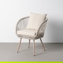 Silla Acero-Rattán Pe Exterior 66 X 65 X 80 cm (Set de 4)