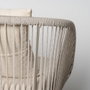 Silla Acero-Rattán Pe Exterior 66 X 65 X 80 cm (Set de 4)