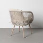 Silla Acero-Rattán Pe Exterior 66 X 65 X 80 cm (Set de 4)