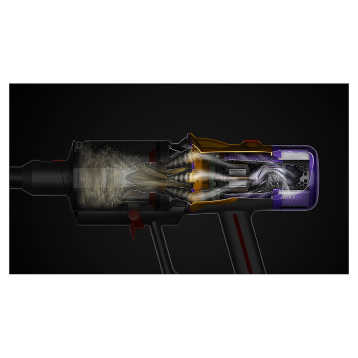 Dyson V12 Detect Slim Absolute Aspiradora Escoba Sin Bolsa Ciclónica Níquel Amarillo 0,35L 60min 545W