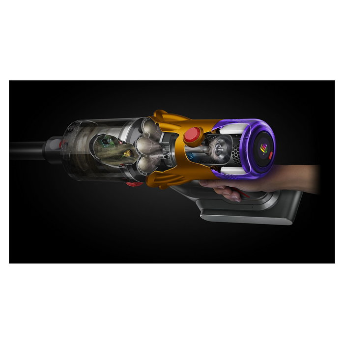 Dyson V12 Detect Slim Absolute Aspiradora Escoba Sin Bolsa Ciclónica Níquel Amarillo 0,35L 60min 545W
