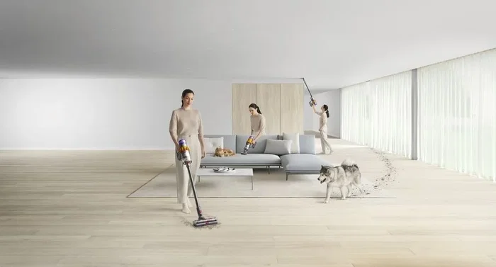 Dyson V12 Detect Slim Absolute 2023, Níquel/Amarillo