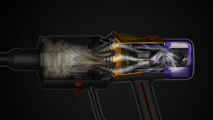Dyson V12 Detect Slim Absolute 2023, Níquel/Amarillo
