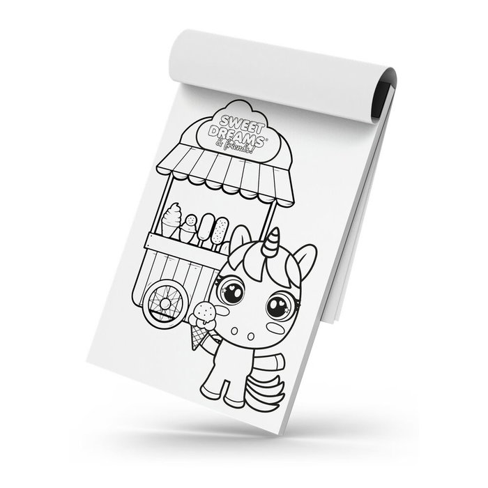 SWEET DREAMS Maletín de Actividades con Pegatinas Sweet Dreams & Friends