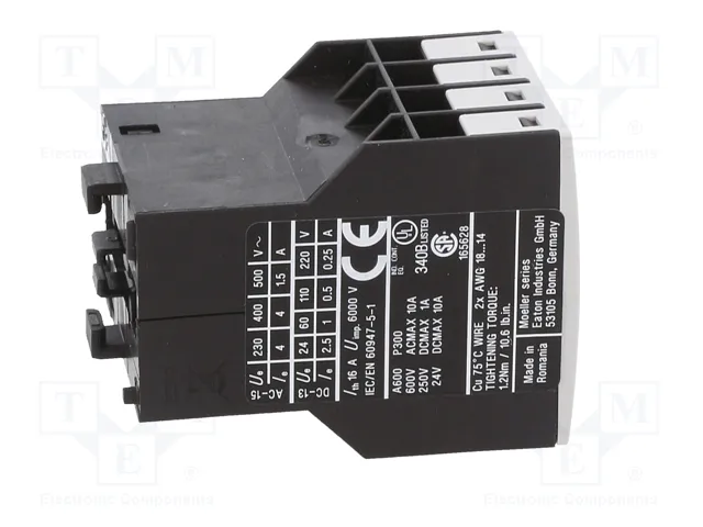 EATON ELECTRIC Contactores auxiliares DILA-XHIT11 agarres de tornillo de frente