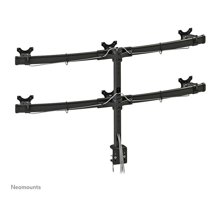 Newstar FPMA-D700D6 Neomounts Soporte de mesa para 6 monitores planos hasta 27 pulgadas (69 cm) 8KG