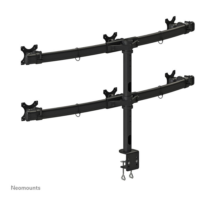 Newstar FPMA-D700D6 Neomounts Soporte de mesa para 6 monitores planos hasta 27 pulgadas (69 cm) 8KG