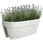 ELHO ELH8711904534448 Maceta Vibia Campana Flower Bridge 60 L 26 x A 59 x A 22 cm Blanco Balcón/Exterior 100% reciclado