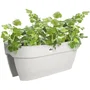 ELHO ELH8711904534448 Maceta Vibia Campana Flower Bridge 60 L 26 x A 59 x A 22 cm Blanco Balcón/Exterior 100% reciclado