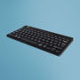 R-Go Tools Teclado Ergonómico Compacto Break, QWERTY ES, Bluetooth, Negro con Software de Pausas