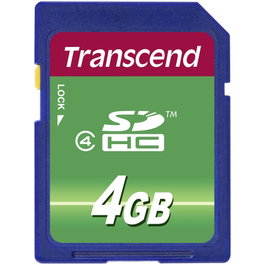 Transcend TS4GSDHC4 Tarjeta SDHC de 4 GB 85MB/s Negro