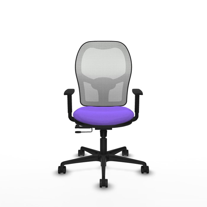 PIQUERAS Y CRESPO Silla de oficina Jorquera Lila y Blanco