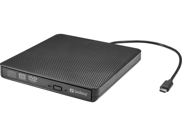 SANDBERG Unidad de DVD externa USB-C/A DVD Super Multi DL SANDBERG Unidad de DVD externa USB-C/A DVD Super Multi DL