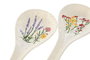 DKD Home Decor Soporte para Cuchara de Porcelana Flores Multicolor FLOWER 24