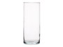 Giftdecor Jarrón de Cristal Cilíndrico Transparente 12x30cm