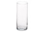 Giftdecor Jarrón de Cristal Cilíndrico Transparente 12x30cm