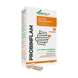 Soria Natural Probinflam 20 cápsulas - Complemento alimenticio probiótico para el equilibrio digestivo
