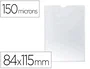 Q-connect Funda Portadocumentos DIN A7+ Transparente 150 Micras 84x115 mm
