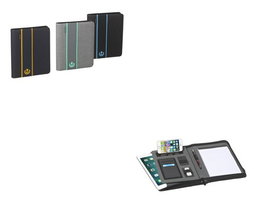 Carpeta De Congresos Carchivo Venture 27X20X38 Cm Cierre Cremallera, Bolsillo Tablet, Soporte Atril, Bolsillos Elasticos Surtido (Set de 3)