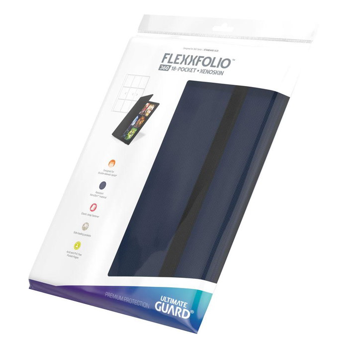 Ultimate Guard Flexxfolio 360 18-Pocket Xenoskin - Blue Ultimate Guard Flexxfolio 360 18-Pocket Xenoskin - Blue