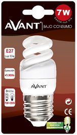 AVANT ESPI.7W BOMBILLA LED 7W E27 6400K 7MM